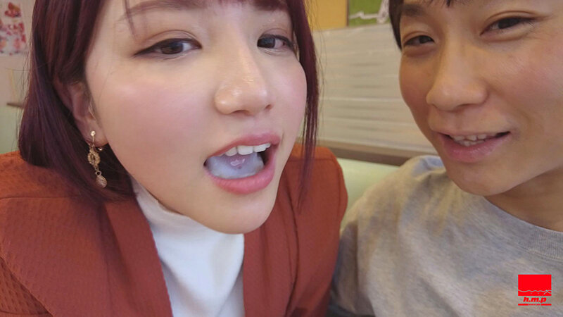 天月あず【童顔巨乳】Fカップ痴女がノーブラデートで発情